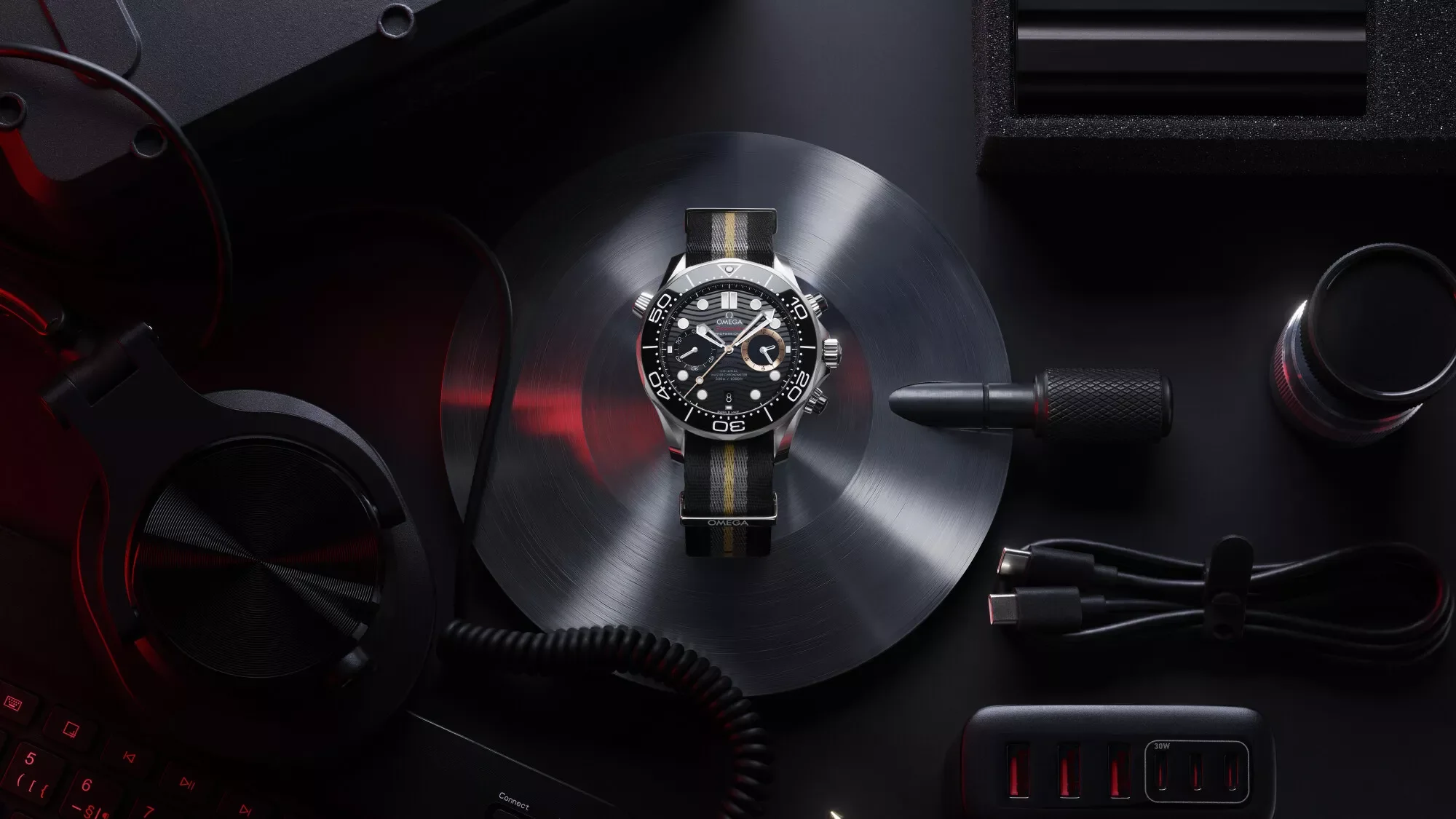 Omega Seamaster Diver 300M Chronograph 007 First Light